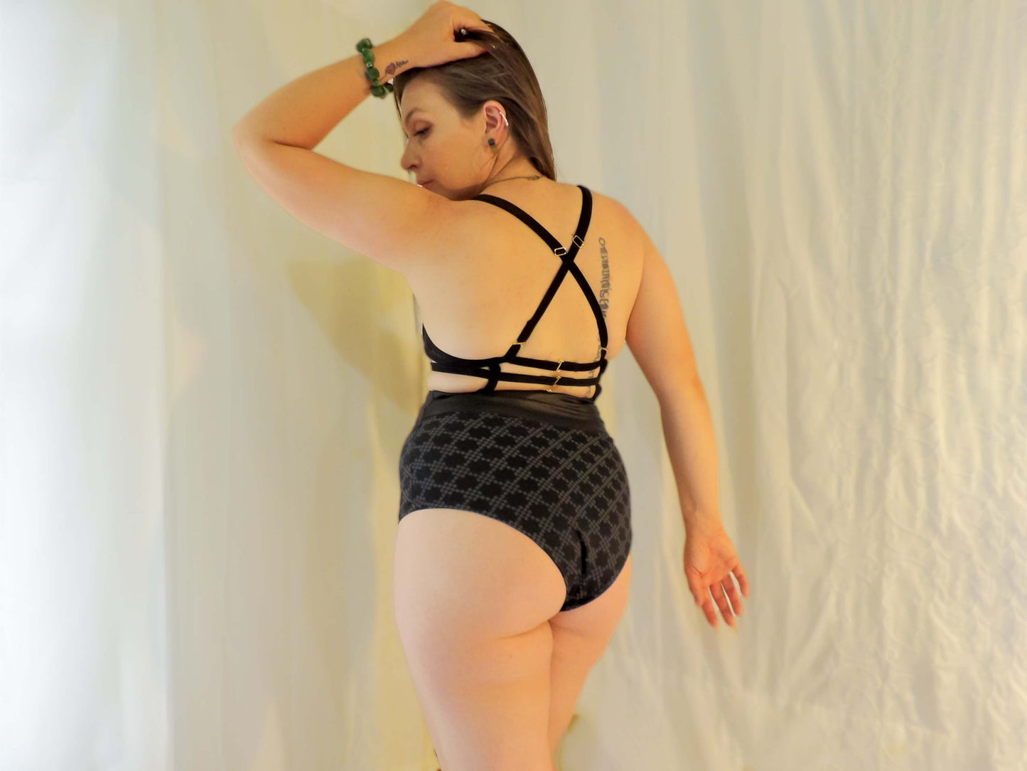 Mini Checks Booty Shorts