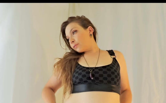 Mini Checks Crop Top