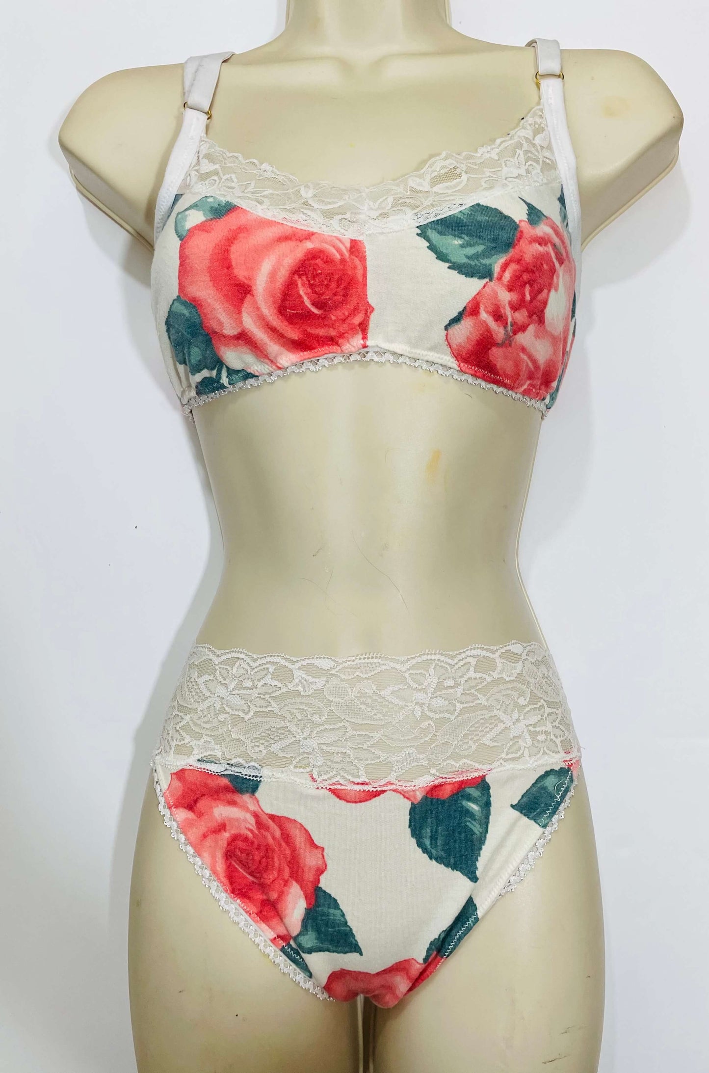 Watercolor Roses Essential Bralette
