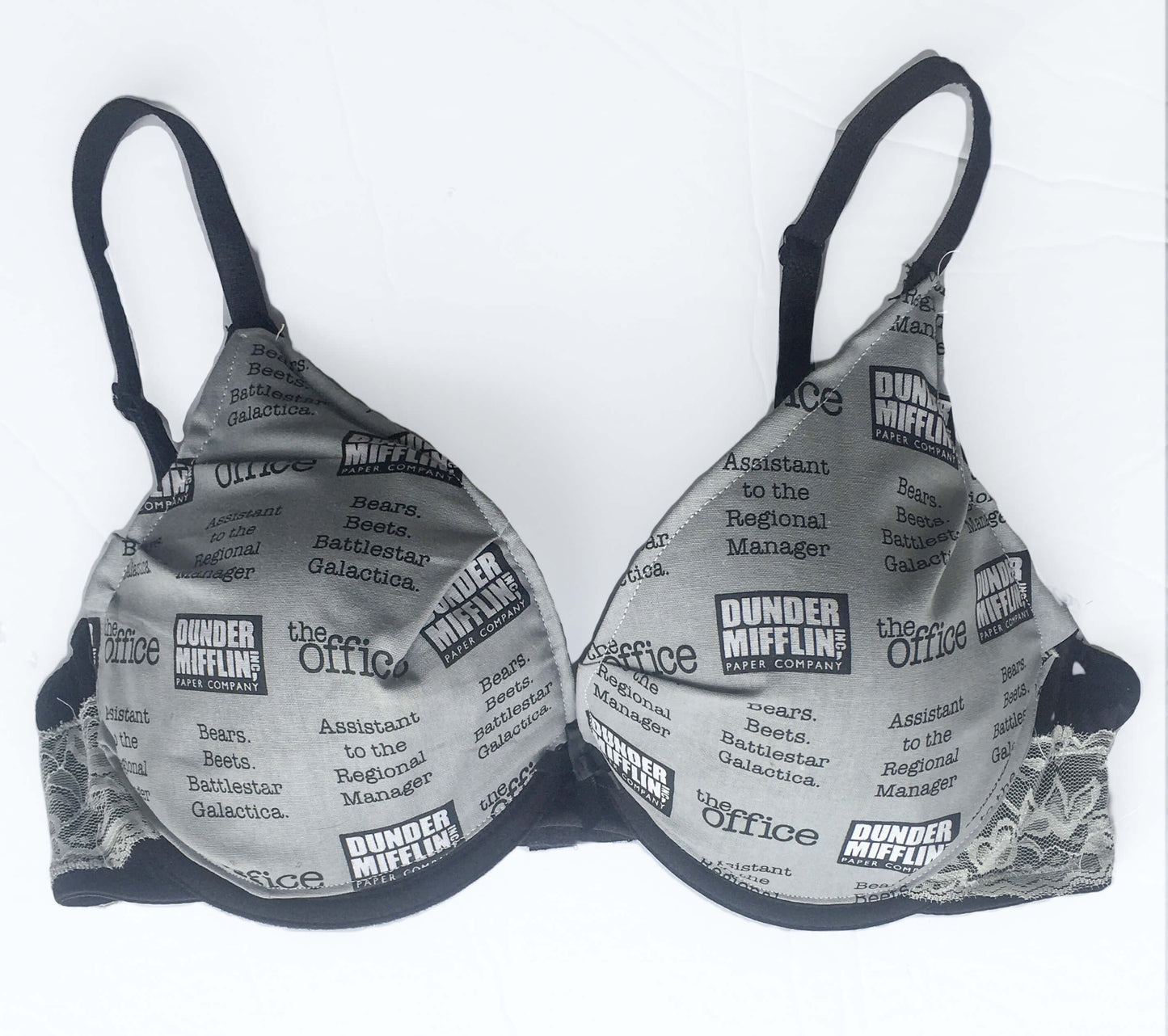 Dunder Mifflin Lightly Lined Demi Cup Bra T-shirt Bra
