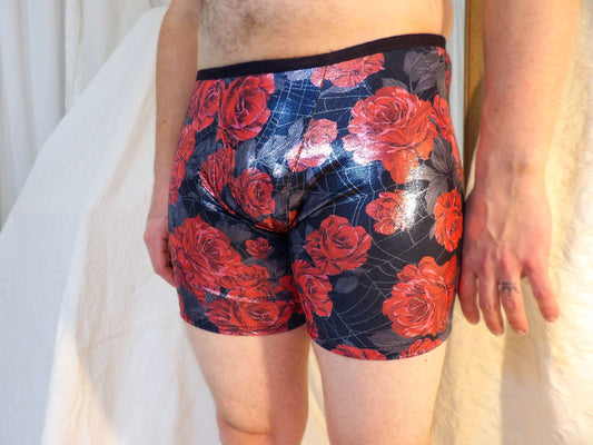 Glossy Roses Essential Boxer Briefs