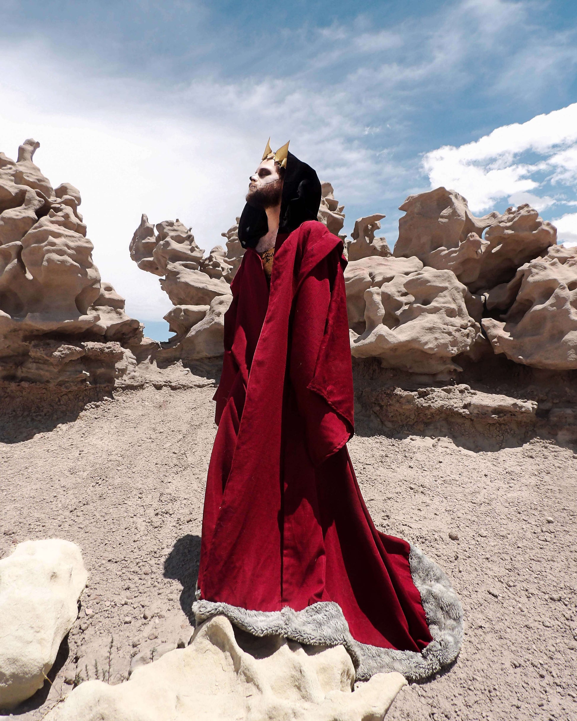 skull king in robes