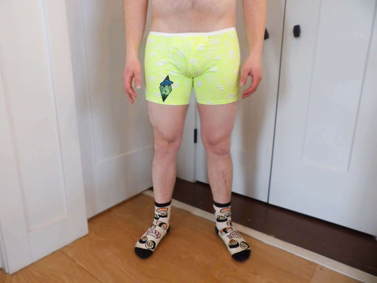 Neon Alien Boxer Briefs