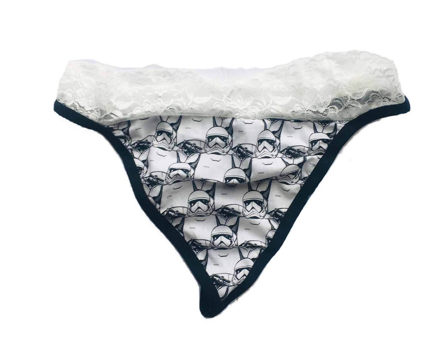 Storm Troopers Essential Cotton and Lace Gstring Thong