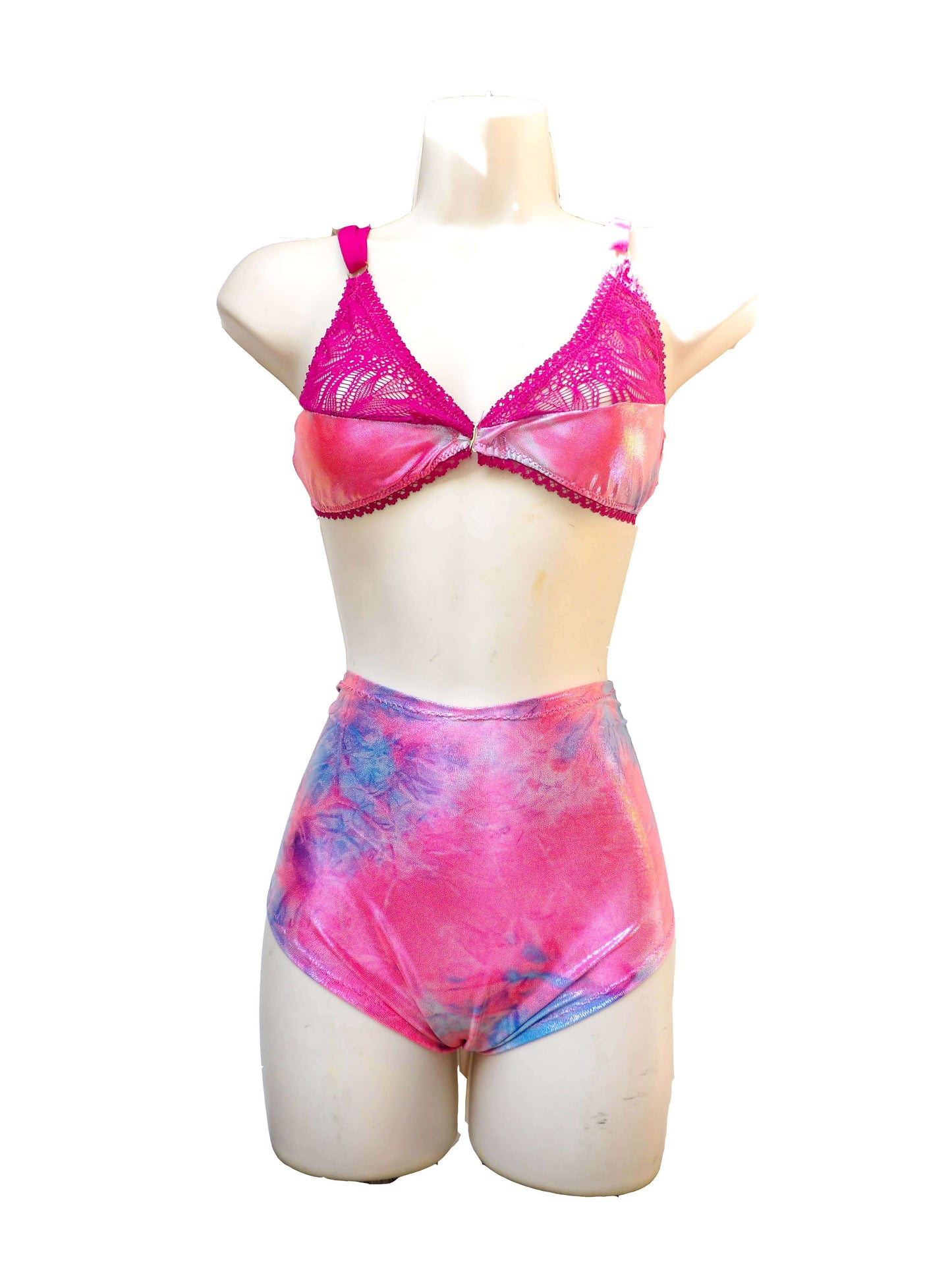 Iridescent Dreams Booty Shorts in Tie Dye