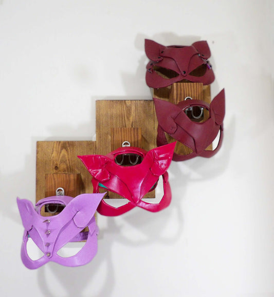 Faux Leather (and Leather) Cat Mask PDFs