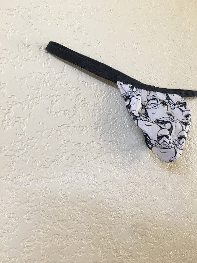 Mens sexy stormtroopers on march gstring triangle back thong for men featuring the 501st storm troopers on alert