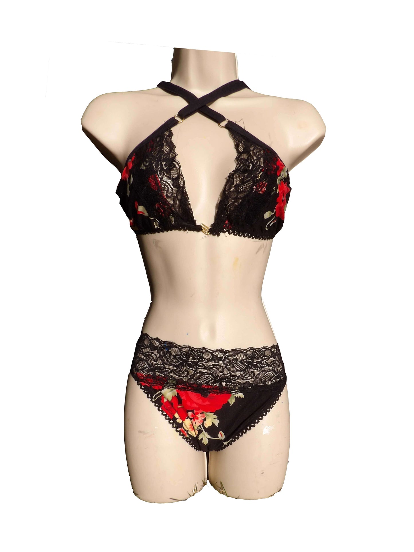 Red and Golden Poppies Essential Thong