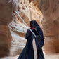 sith costume in the sand