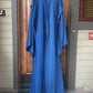 True Blue Mage, Sorcerers, Wizard Robe with oversized hood and giant sleeves