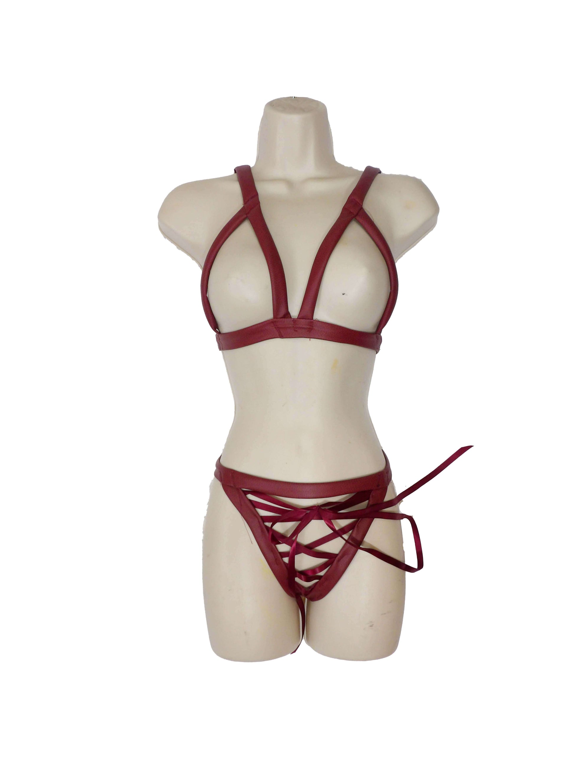 harness lingerie on mannequin