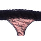 Zodiac Constellations and Cassiopeia Essential Jersey Knit Black Lace Thong