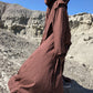 Brown Full Cloak with Hood Jedi robe - master jedi robe - padawan robe - brown robe with giant hood and oversized sleeves