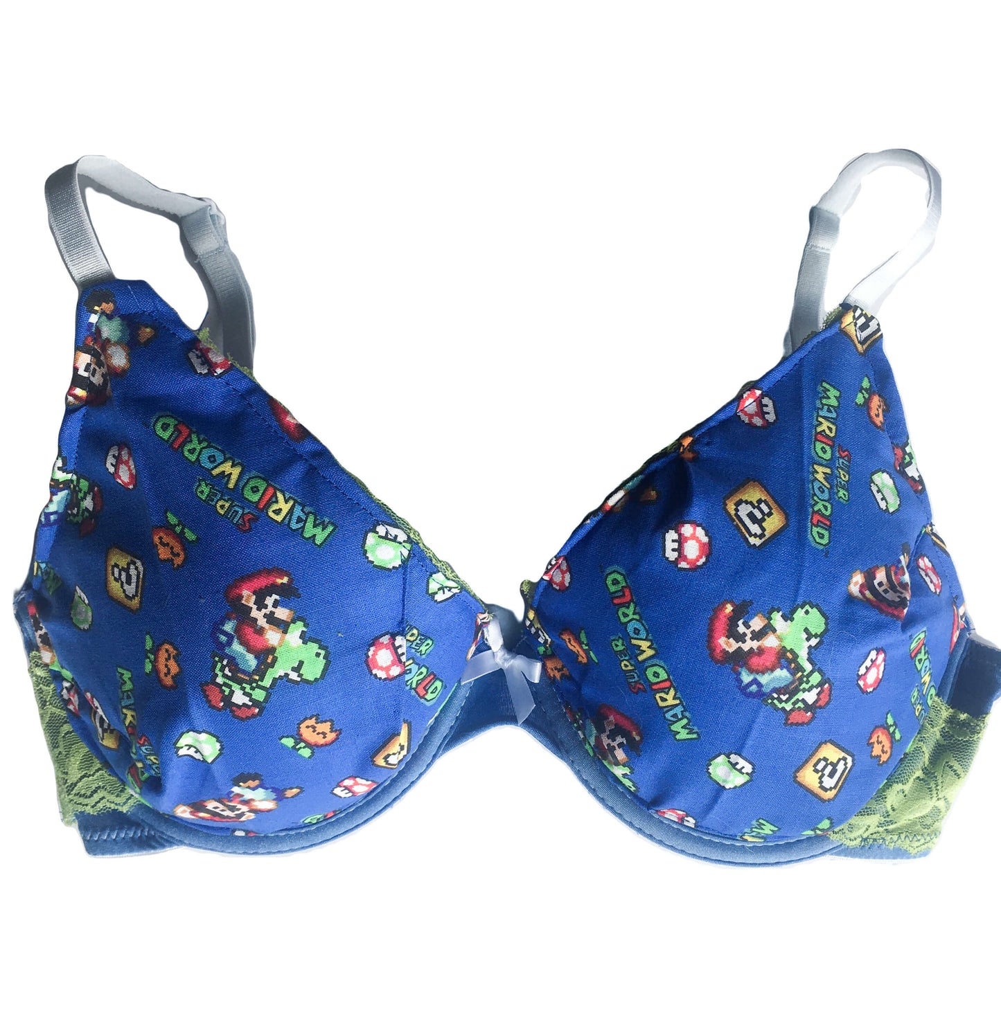 Video games Mario Lightly Lined Demi Cup Bra T-shirt Bra