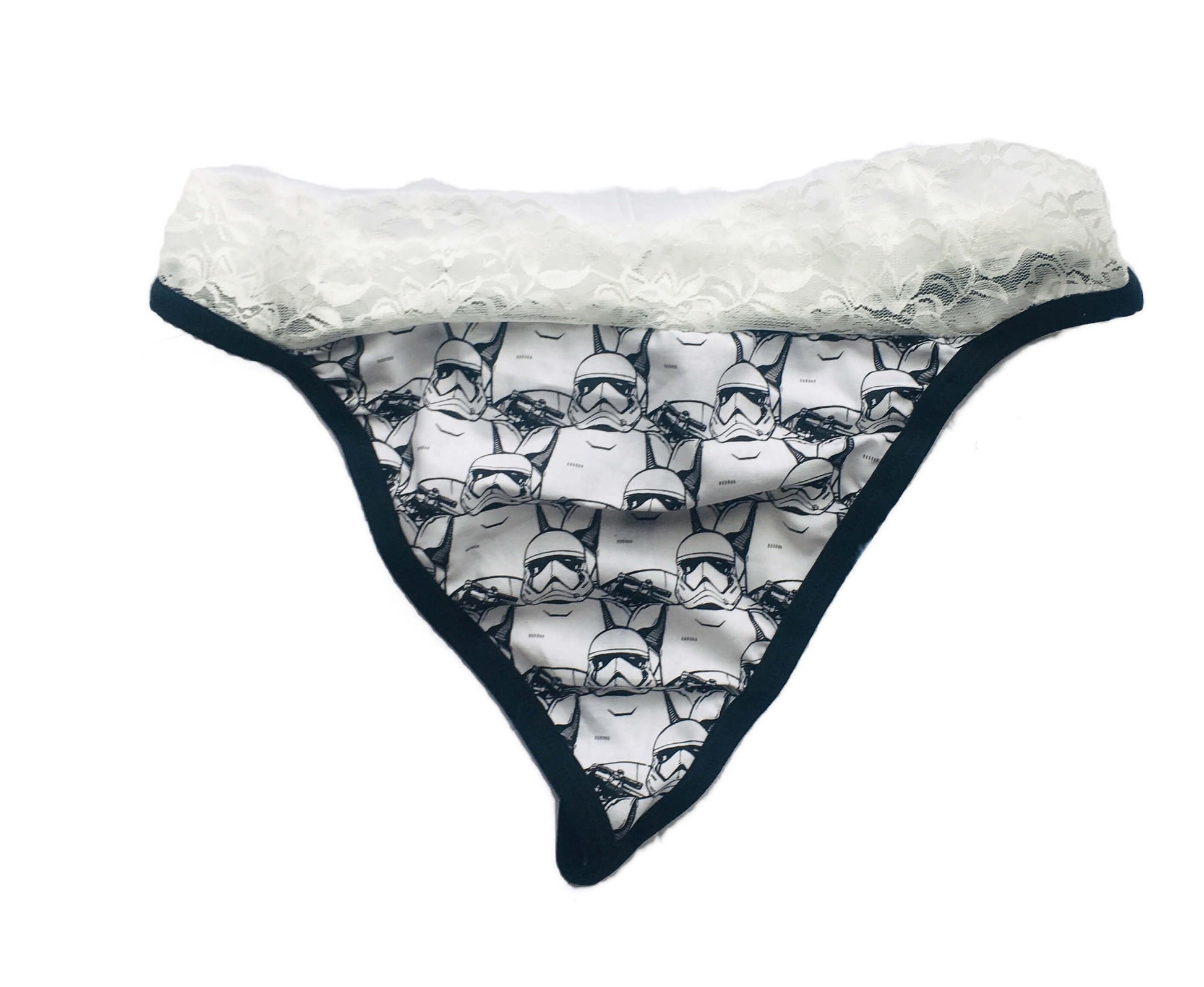 Geometric Star Wars Cotton Essential Thong in Rainbow – Violet Pursuit