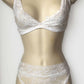 white lace lingerie on mannequin