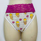 Homer and Pink Sprinkle Doughnuts Gstring Thong