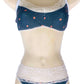 unique and cute strawberry print lingerie on mannequin 